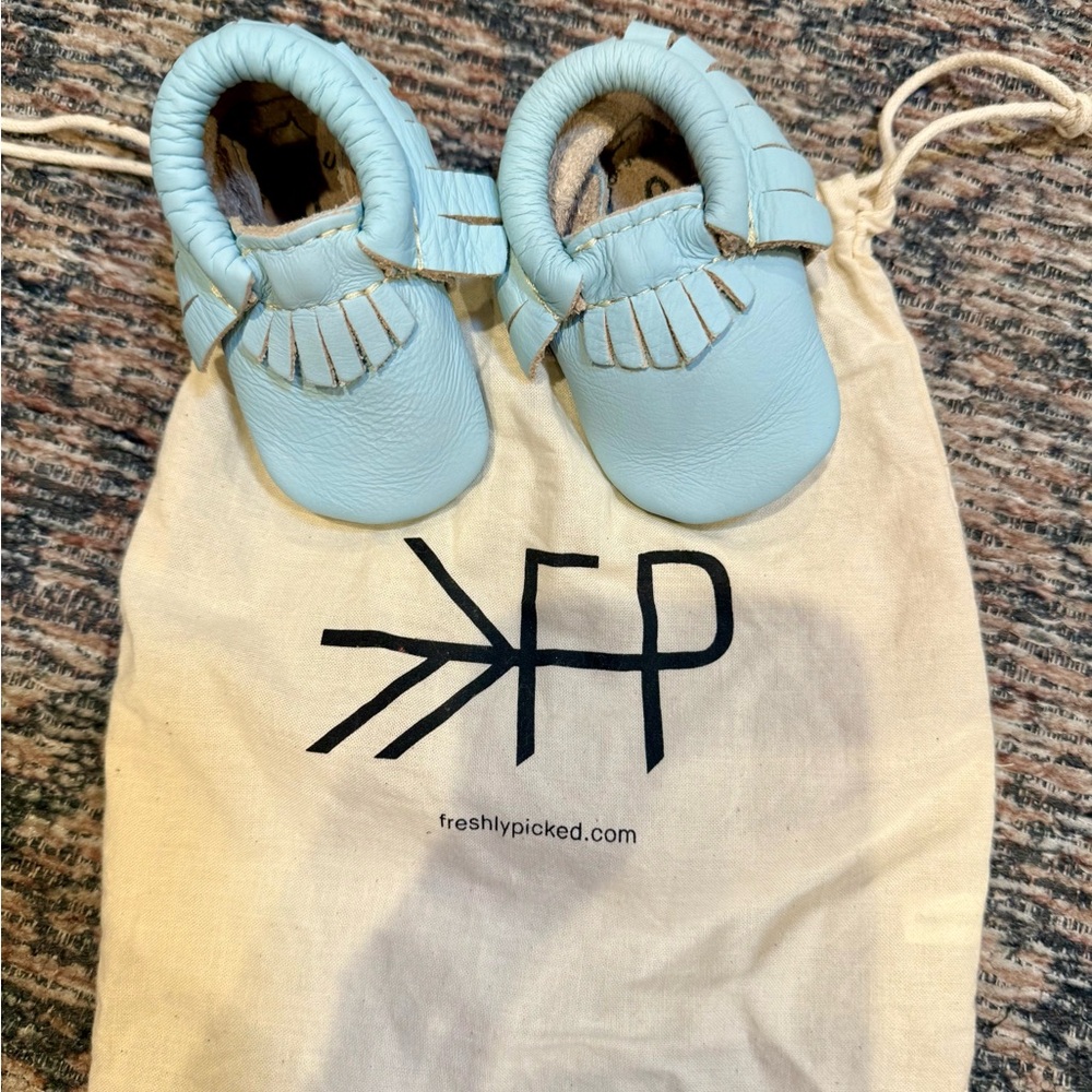 Freshly Picked Moccasins - Soft Blue